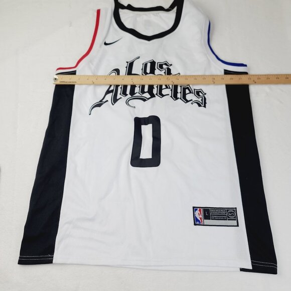 Nike Men's White Black Los Angeles Clippers City Edition NBA Athletic Jersey L - Picture 4 of 6